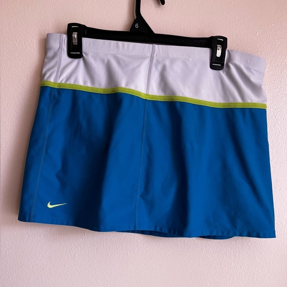 Nike Performance L (12-14) Pullon Skort Golf Tennis Shorts Under Skirt Blue - Picture 8 of 13